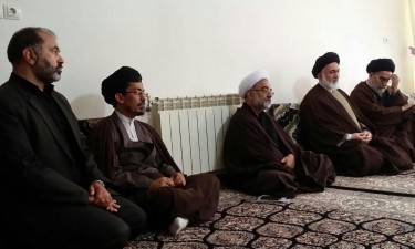 حضور نماینده ولی فقیه در امور حج وزیارت در منزل استاد مسلم قلی‌پور